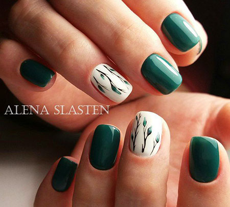 Nail Green Manicure Nails