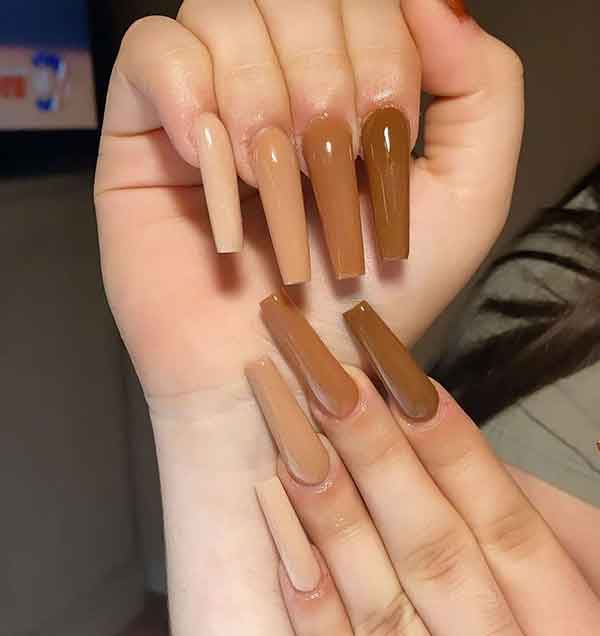 Light Brown Nails
